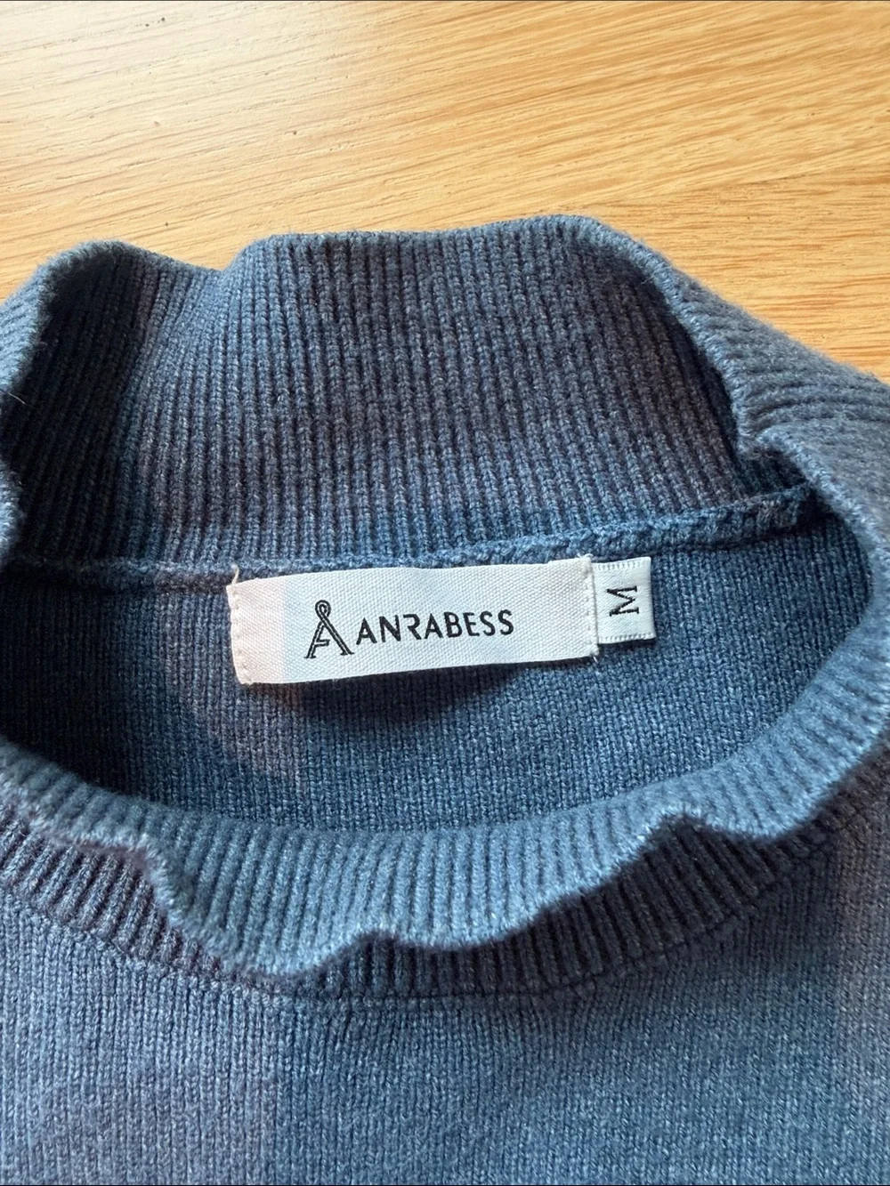 Women’s  Navy Mock Neck Sweater